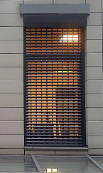 Рольставни решётчатые DOORHAN для двери с экструдированным профилем 800x1800